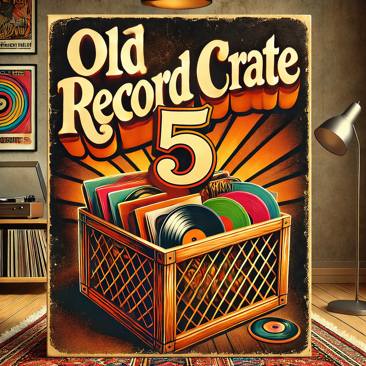 Old Record Crate 5